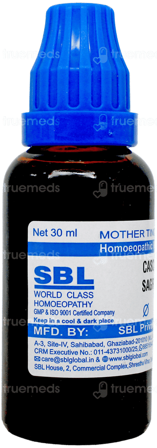 Sbl Cascara Sagrada Q Mother Tincture 30Ml